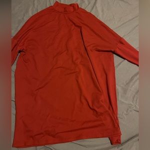 Turtle neck flare shirt